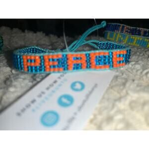 NWT UBUNTU LIFE MASAI KENYAN BEADED PEACE BRACELET